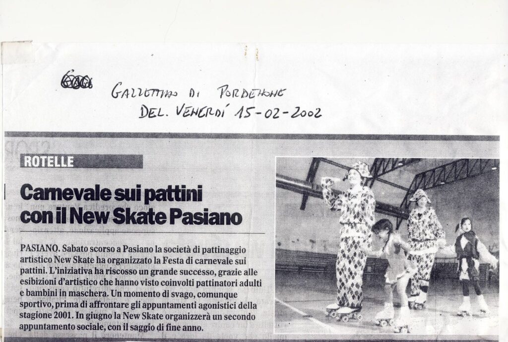 Carnevale sui pattini con il New Skate Pasiano