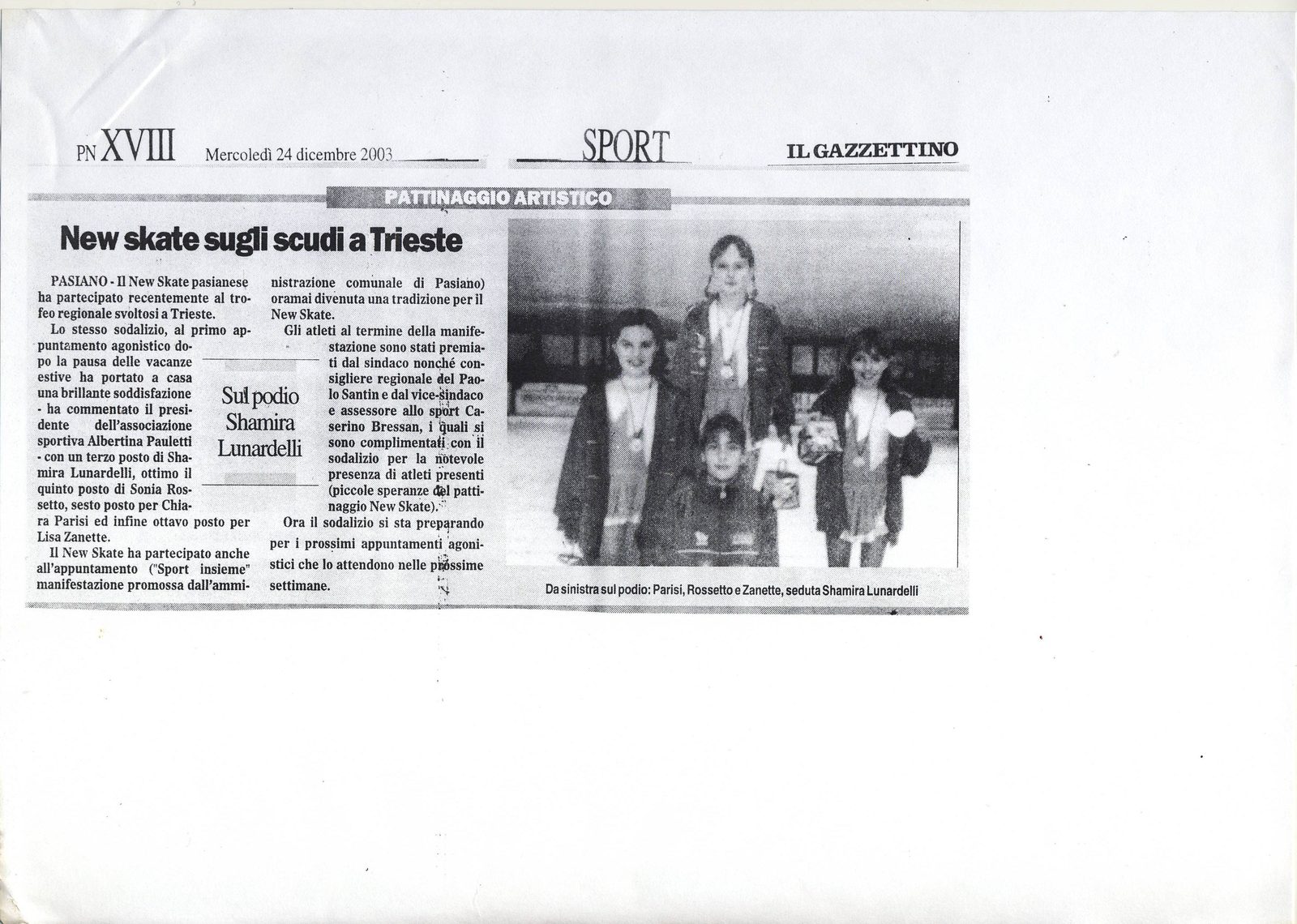 New Skate sugli scudi a Trieste