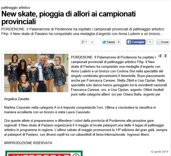 Mesaggero 12 aprile 2014
