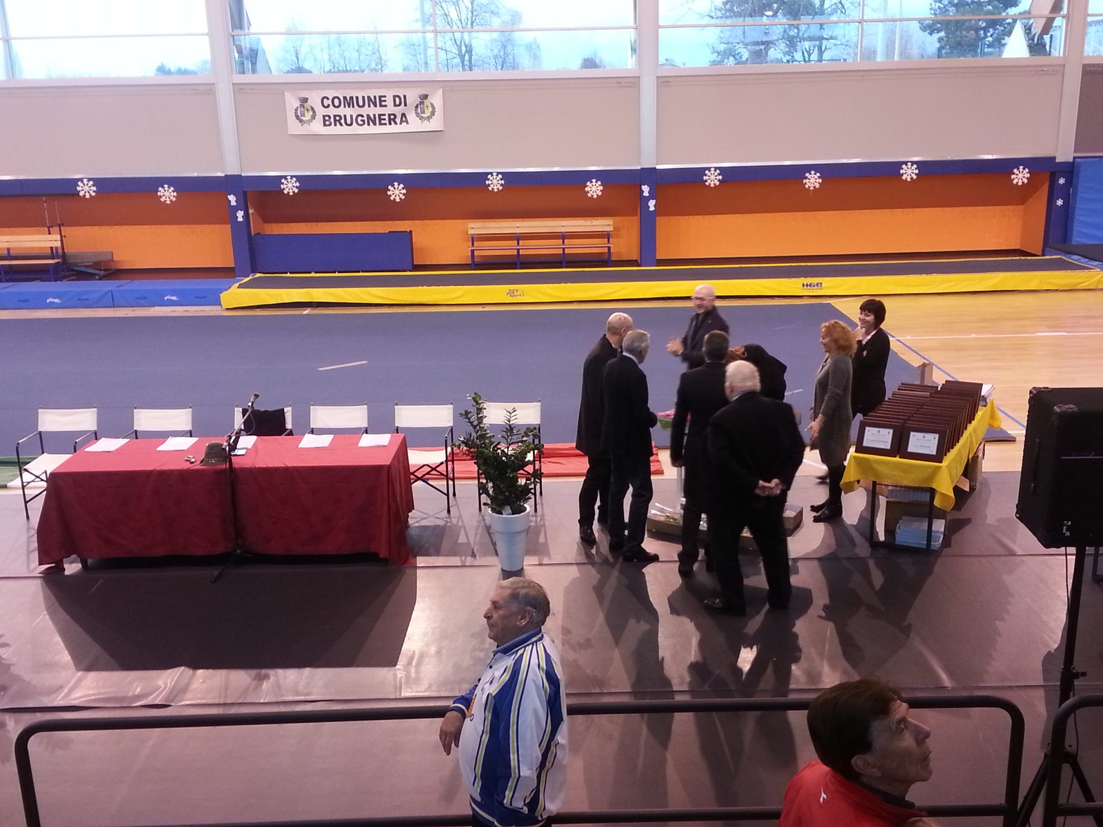 Cerimonia premiazione per il New Skate 8 dicembre 2014 al Palazzetto dello Sport di Brugnera (PN)