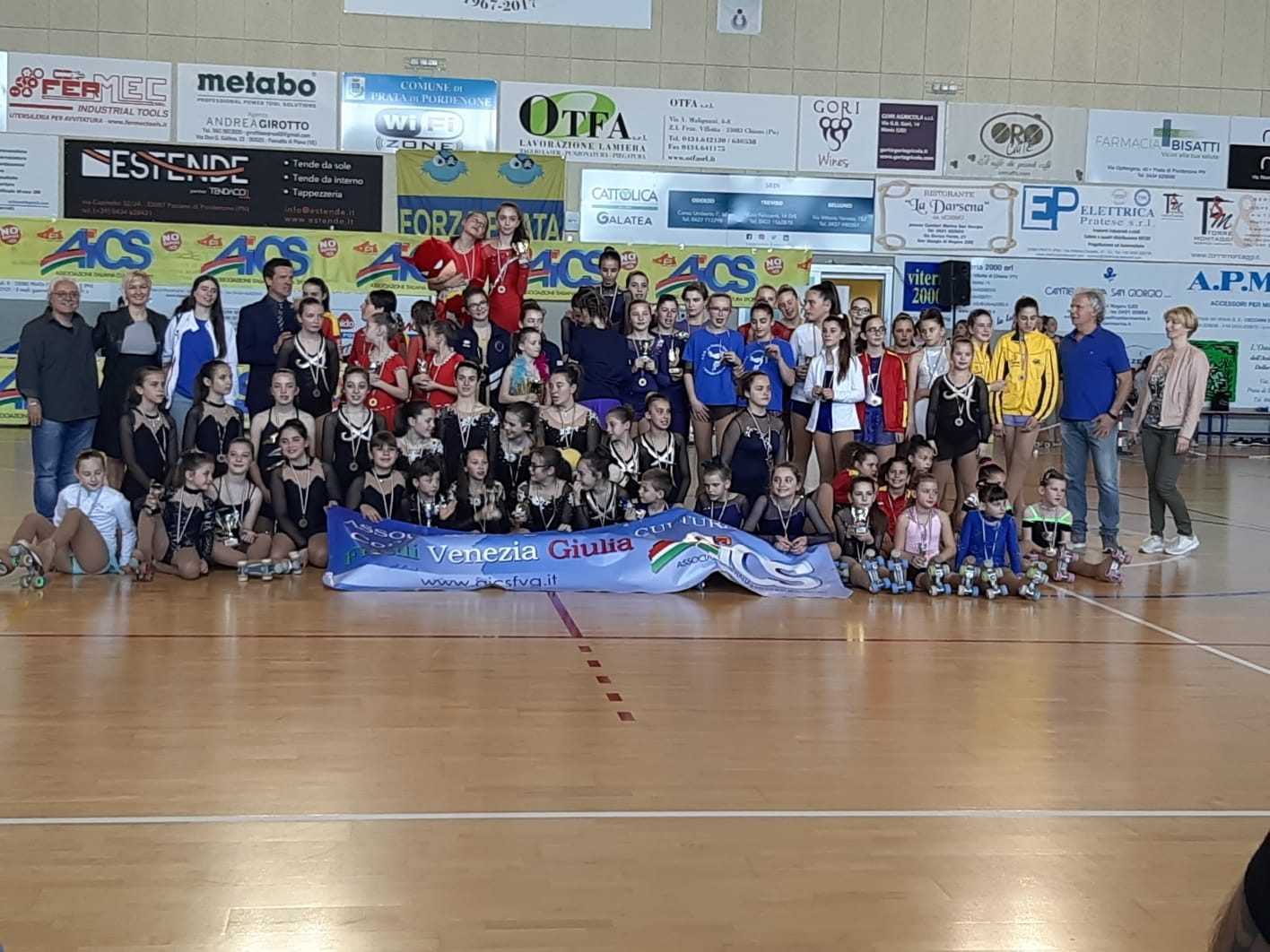 4^ Tappa Trofeo Promozionale Regionale di Pattinaggio Artistico (singolo) A.I.C.S. 25/26 Maggio 2019 "PALAPRATA" a Prata di Pordenone